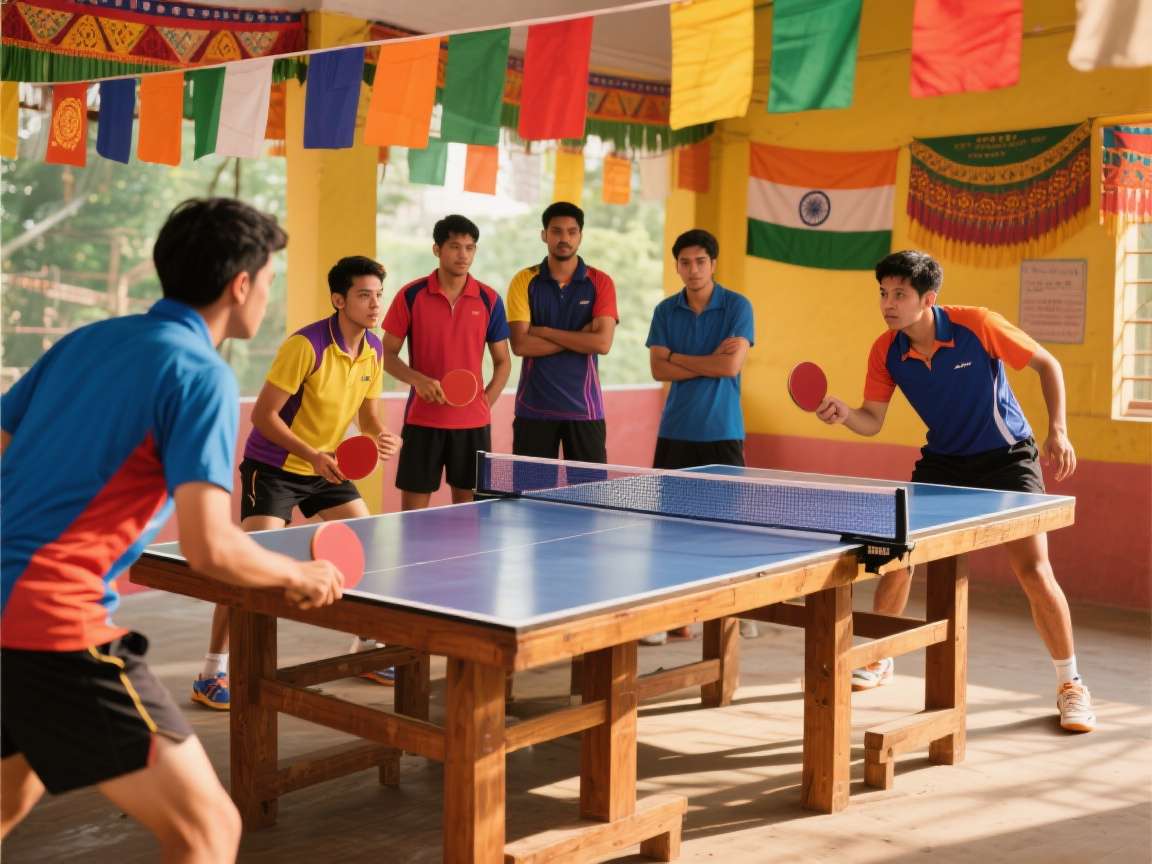 India Table Tennis Elite Community Features India Table Tennis Elite community screenshot showing club members and chat